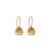 Calastara Flutter Charm Gold Drop Earrings for Women