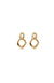 Calastara Luxe Link Anti-Tarnish Gold Earrings