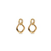 Calastara Luxe Link Anti-Tarnish Gold Earrings