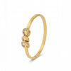 Calastara Interlocking Circle Gold Bracelet for Women