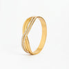 Calastara Infinity Glow Crystal Gold Bracelet for Women
