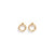 Calastara Minimalist Bold Circle Drop Hoop Earrings for Women