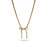 Calastara Luxe Bow Gold Plated Statement Necklace for Women