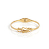 Calastara Golden Butterfly Charm Bracelet for Women
