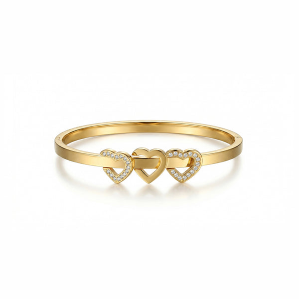 Calastara Heart Gold Bracelet for Women