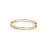 Calastara Luxe Link Crystal Gold Bracelet for Women