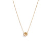 Calastara Scalloped Eternity Ring and Engraved 'Love' Heart Necklace for Women
