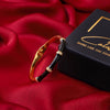 Calastara Noir Bamboo Crystal Gold Bracelet for Women