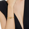 Calastara Golden Butterfly Charm Bracelet for Women