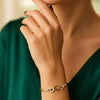 Calastara Heart Gold Bracelet for Women
