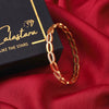 Calastara Luxe Link Crystal Gold Bracelet for Women