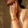 Calastara Celestial Crystal Gold Bracelet for Women