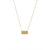 Calastara 11:11 Angel Number Crystal Encrusted Bar Necklace for Women