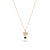 Calastara Noir Elegance Geometric Crystal Pendant Necklace for Women