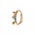 Calastara Evil Eye Charm Gold Bracelet for Women