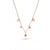 Calastara Lucky Lock Charm Gold Pendant Necklace for Women
