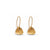 Calastara Flutter Charm Gold Drop Earrings for Women