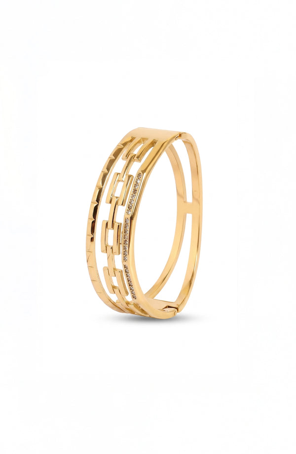 Minimal Luxe Gold Chain-Link Bracelet