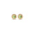 Calastara Vintage Mint Green Cat Eye Stone Stud Earrings for Women