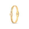Calastara Blossom Crystal Gold Bracelet for Women