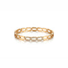 Calastara Linked Elegance Crystal Gold Bracelet for Women