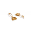Calastara Flutter Charm Gold Drop Earrings for Women