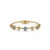 Calastara Nazar Evil Eye Gold Bracelet – Anti Tarnish Minimal Charm Bracelet