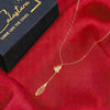 Calastara Golden Butterfly Drop Pendant Necklace for Women
