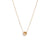 Calastara Scalloped Eternity Ring and Engraved 'Love' Heart Necklace for Women