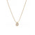 Calastara Emerald-Cut Clear Crystal Bezel Pendant Snake Chain Necklace for Women