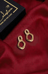Calastara Luxe Link Anti-Tarnish Gold Earrings