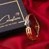 Calastara Noir Bow Gold Bracelet for Women