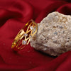 Calastara Geometric Gold Cuff Bracelet – Anti Tarnish Minimal Statement Bracelet
