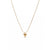 Calastara Polished Puffed Heart Pendant Necklace on Beaded Chain for Women