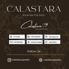 Calastara Interlocking Circle Gold Bracelet for Women